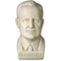 Franklin D. Roosevelt Bust - Fiberglass - Indoor/Outdoor Statue