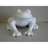 Frog Of 12in. High - Fiberglass Resin - Indoor/Outdoor Statue