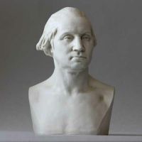 George Washington Bust By Houdon 9in. - Fiberglass - Outdoor Statue