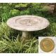 Giannola Birdbath Fiber Stone Resin Indoor/Outdoor Garden Statue -  - FS8048B