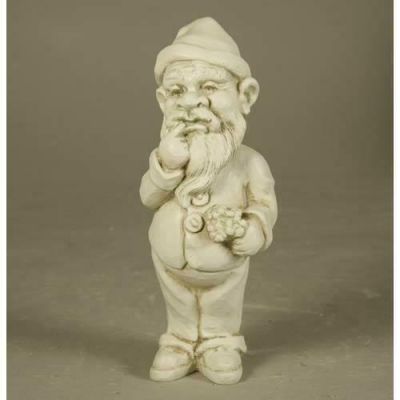 Gnome Thinker 12in. - Fiberglass - Indoor/Outdoor Garden Statue -  - F8075
