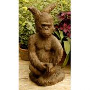 Gorilla 22in. - Fiber Stone Resin - Indoor/Outdoor Statue/Sculpture