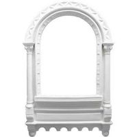 Gothic Frame From Station 35in. - Fiberglass - Outdoor Statue