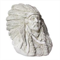 Great Indian Chief - Fiberglass - Indoor/Outdoor Garden Statue