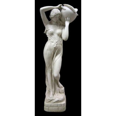 Grecian Water Maiden No Plumbing - Fiberglass - Outdoor Statue -  - F68835