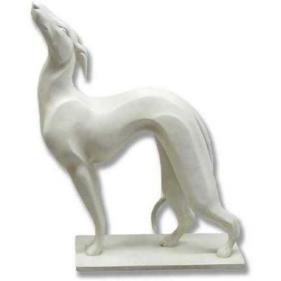 Greyhound Standing Wide Base 37in. - Fiberglass - Statue -  - F6840