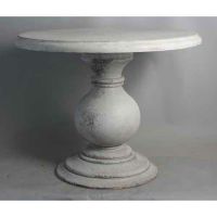Gruen Table 30in. - Fiber Stone Resin - Indoor/Outdoor Garden Statue