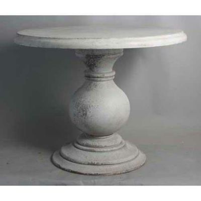 Gruen Table 30in. - Fiber Stone Resin - Indoor/Outdoor Garden Statue -  - FS8462