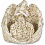 Guardian Angel Nativity 20in. Fiberglass Resin Indoor/Outdoor Statue
