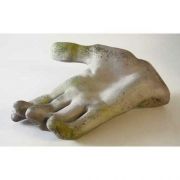 Garden Hand 15in. Wide - Fiber Stone Resin - Indoor/Outdoor Statue