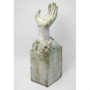 Hand Out Of Stone 45in. - Fiber Stone Resin - Indoor/Outdoor Statue