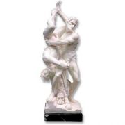 Hercules & Diomedes 20in. - Carrara Marble Indoor Statue
