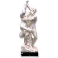 Hercules / Diomedes 16in. High - Carrara Marble Indoor Statue