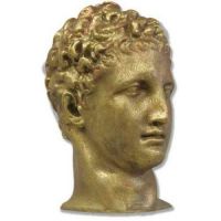 Hermes Antiquity Head 9in. High - Fiberglass - Outdoor Statue