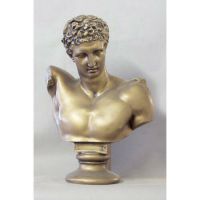 Hermes Bust 26in. Fiberglass - Indoor/Outdoor Statue/Sculpture