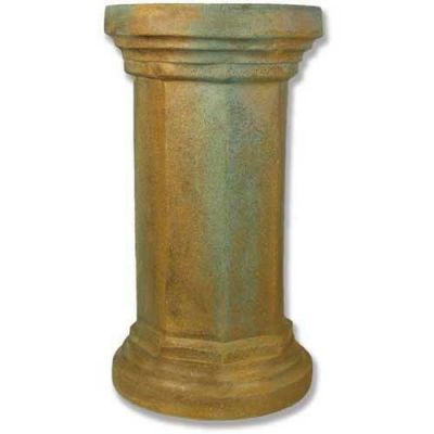 Hex Column 29 Inch Fiber Stone Resin Indoor/Outdoor Statue/Sculpture -  - FS7926