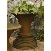 Horn Planter Large 23in. - Fiber Stone Resin - Indoor/Outdoor Statue