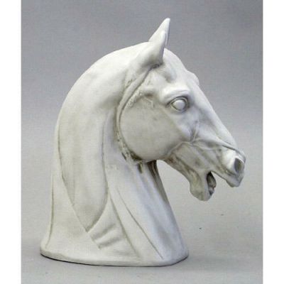 Horse Head 13in. Fiberglass Resin - Indoor/Outdoor Statue/Sculpture -  - T315