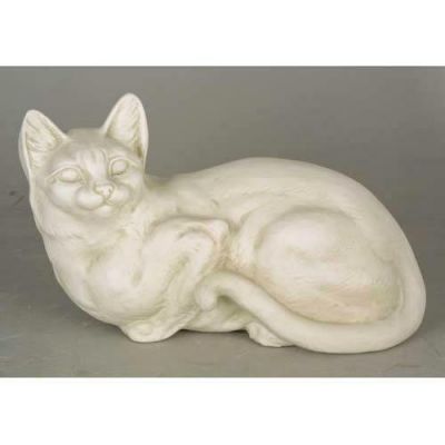 House Cat 8in. (Long Down Tail) - Fiberglass Resin - Outdoor Statue -  - F7239