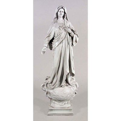 Immaculate Heart Of Mary - 39in. Fiberglass Resin - Outdoor Statue -  - F68747