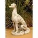 Italian Grayhound 20in. Fiberglass Indoor/Outdoor Garden Statue -  - F8143