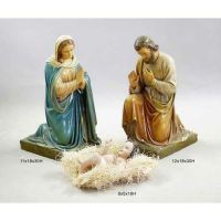Jesus, Mary And Joseph 30in. - Fiberglass - Outdoor Statue