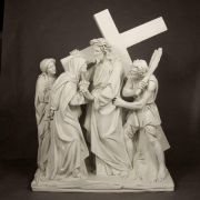 Jesus Meets His Mother Station 4 - Fiberglass - Outdoor Statue
