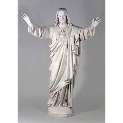 Jesus Sacred Heart Blessing 60 inch High - Fiberglass - Statue -  - F9034