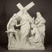Jesus Speaks To The Woman Station 8 - Fiberglass - Statue