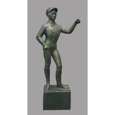 Jockey Proper(Detail Paint)42in. - Fiberglass - Outdoor Statue -  - F9585