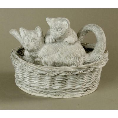 Kittens At Play 8in. - Fiber Stone Resin - Indoor/Outdoor Statue -  - FS8307