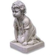 Kneeling Child Large 18in. - Fiberglass - Indoor/Outdoor Statue