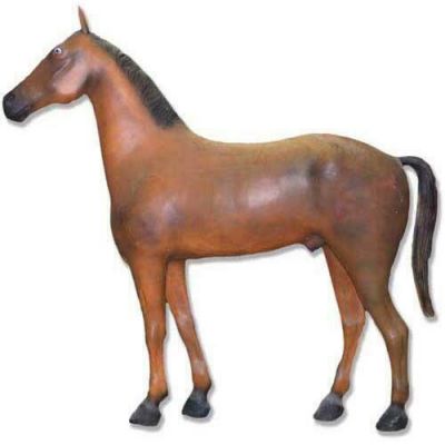 Large Horse 93in. - Fiberglass Resin - Indoor/Outdoor Garden Statue -  - FLH175