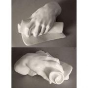 Left Hand w/Scroll - Fiberglass - Indoor/Outdoor Garden Statue