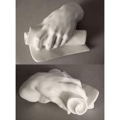 Left Hand w/Scroll - Fiberglass - Indoor/Outdoor Garden Statue -  - DC515