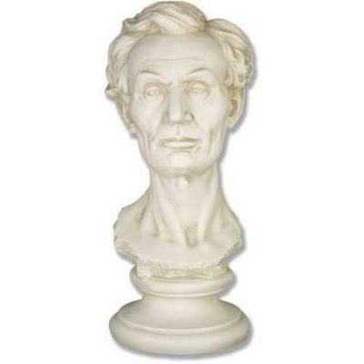 Lincoln Classic Bust 20in. Fiberglass Indoor/Outdoor Statue -  - F7466