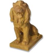Lion 36in. Facing Left Or Right Fiber Stone Resin In/Outdoor Statue