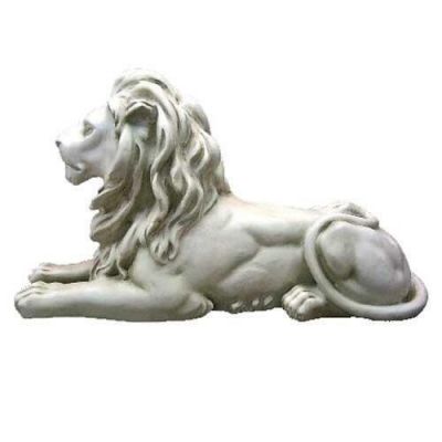 Lion Sitting w/Pride 21in. Fiberglass Indoor/Outdoor Statue -  - F9563