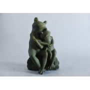 Love Frogs Fiber Stone Resin Indoor/Outdoor Garden Statue/Sculpture