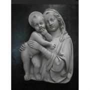 Madonna & Child Silhouete 18in. - Fiberglass - Outdoor Statue