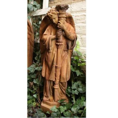 Majestic Angel Guard Left - Fiber Stone Resin - Indoor/Outdoor Statue -  - FS9051L