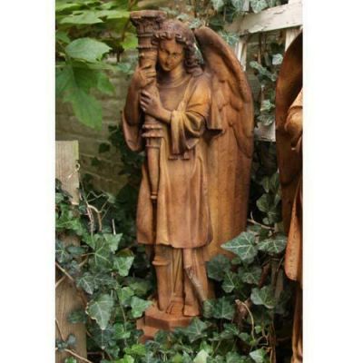 Majestic Angel Guard Right - Fiber Stone Resin - Indoor/Outdoor Statue -  - FS9051R