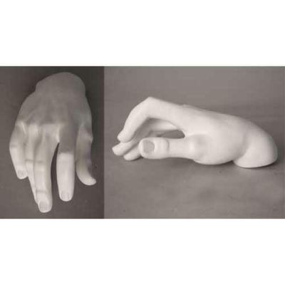 Male Right Hand 11in. Wide - Fiberglass - Indoor/Outdoor Statue -  - DC511