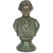 Mark Twain Bust 18in. (21 Bronze) Fiberglass In/Outdoor Statue