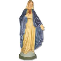 Mary With Hand Outstretched 49in. - Fiberglass - Outdoor Statue