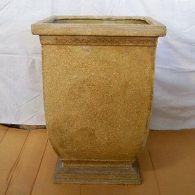 Mava Pot Medium 23in. High - Fiber Stone Resin - Indoor/Outdoor Statue -  - FS61010B