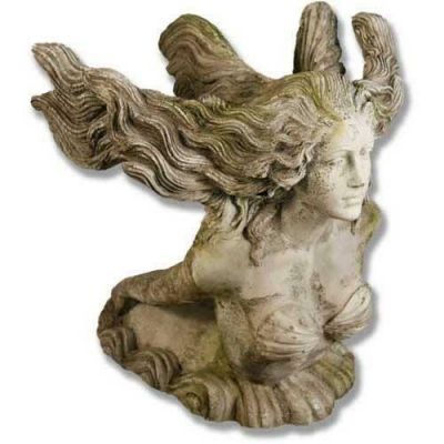 Mermaid Torso 26in. Fiber Stone Resin Indoor/Outdoor Garden Statue -  - FS8341