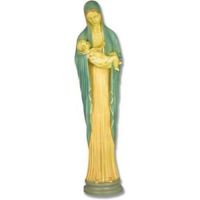 Mother Mary & Child 35in Fiberglass Indoor Church Statue/Sculpture -  - F7588RLC