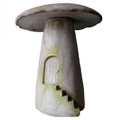 Mushroom House - Fiber Stone Resin - Indoor/Outdoor Statue/Sculpture -  - FS8749
