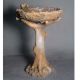 Nature s Birdbath w/Birds - Fiber Stone Resin - Indoor/Outdoor Statue -  - FS8636